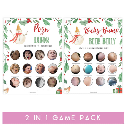 Christmas baby shower games, 2 baby shower games, festive baby shower games, best baby shower games, top 10 baby games, baby shower ideas, baby shower games