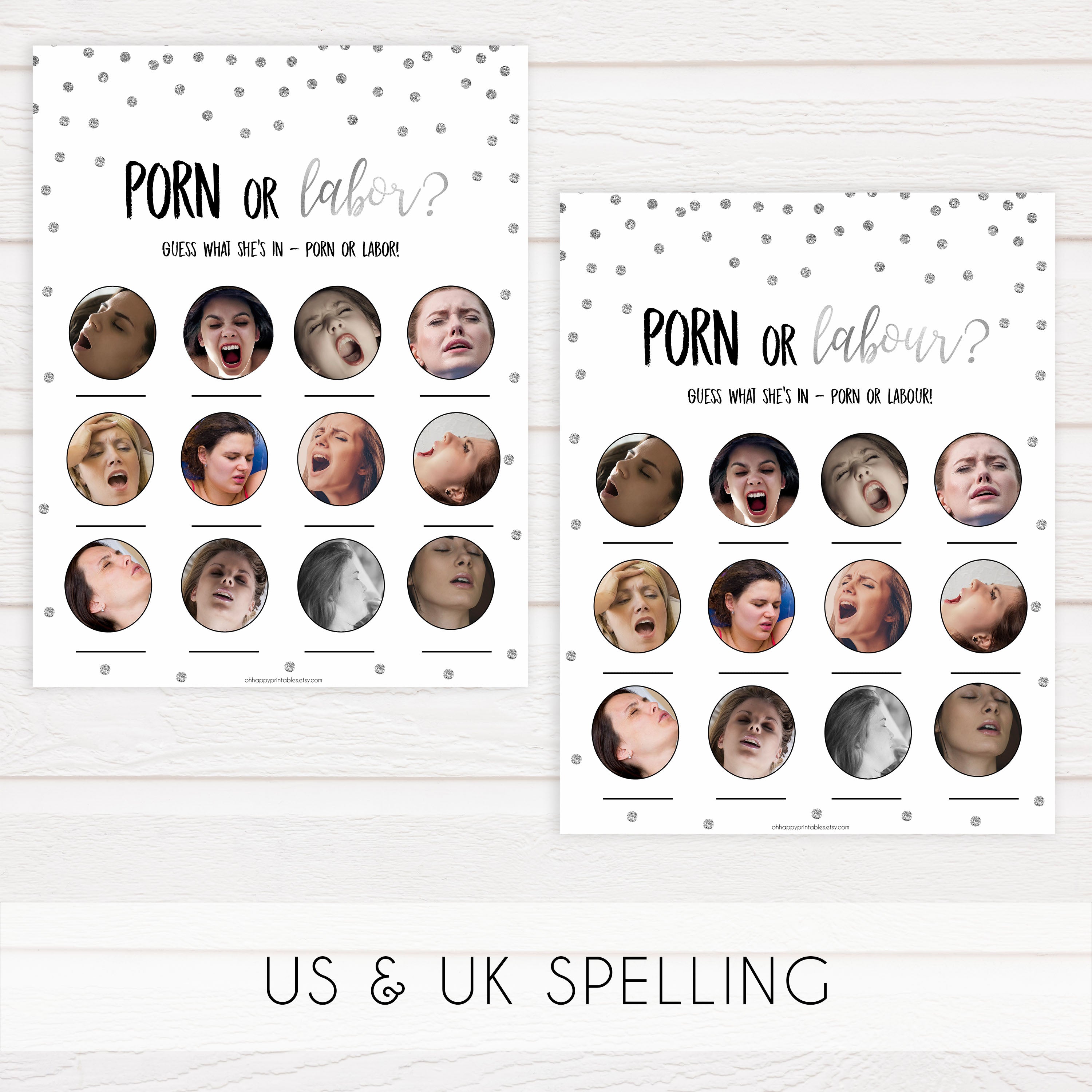 labor or porn, porn or baby games, Printable baby shower games, baby silver glitter fun baby games, baby shower games, fun baby shower ideas, top baby shower ideas, silver glitter shower baby shower, friends baby shower ideas
