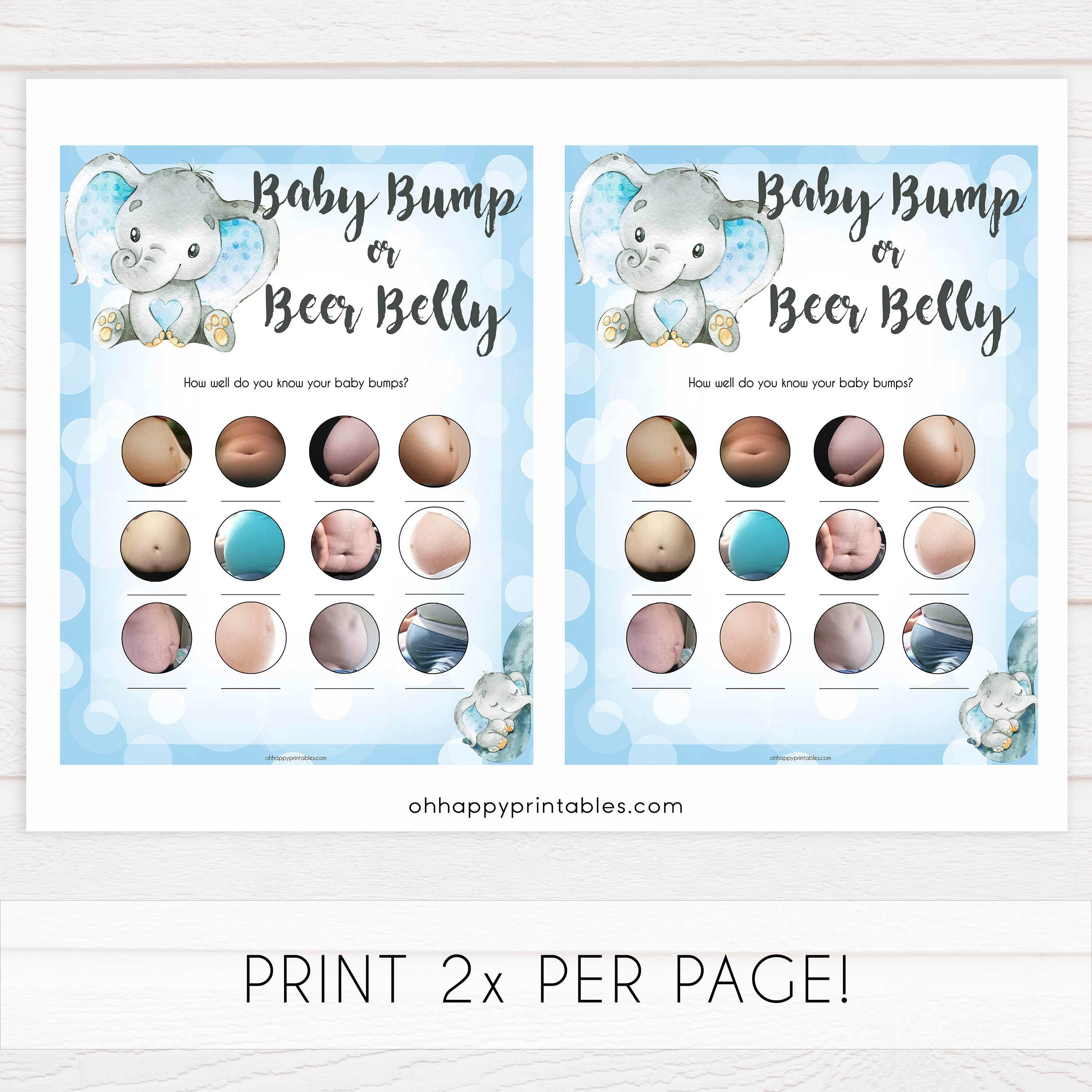labor or porn, boobs or butts, baby bump or beer belly game, Printable baby shower games, fun baby games, baby shower games, fun baby shower ideas, top baby shower ideas, blue elephant baby shower, blue baby shower ideas