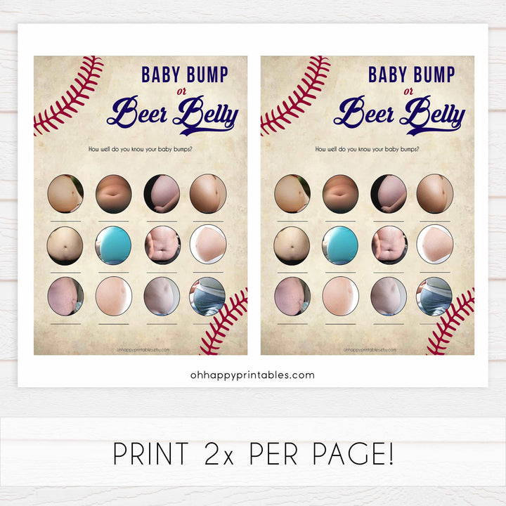 labor or porn, baby bump or beer belly, boobs or butts game, Baseball baby shower games, printable baby shower games, fun baby shower games, top baby shower ideas, little slugger baby games