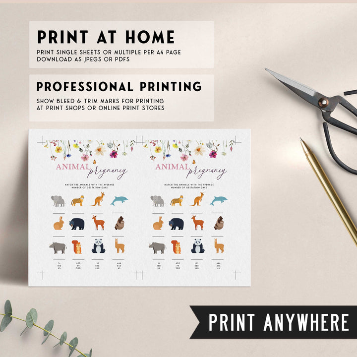 60 editable baby shower games, printable baby shower games, floral baby shower games, wild flowers baby shower games