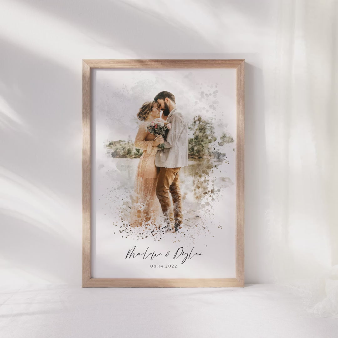 Watercolor Digital Portrait