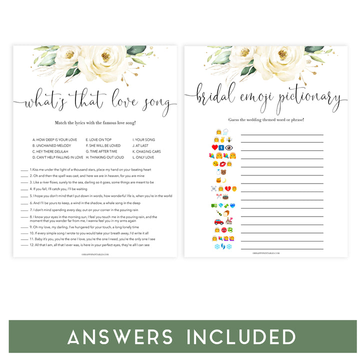 4 bridal shower games, Printable bridal shower games, floral bridal shower, floral bridal shower games, fun bridal shower games, bridal shower game ideas, floral bridal shower