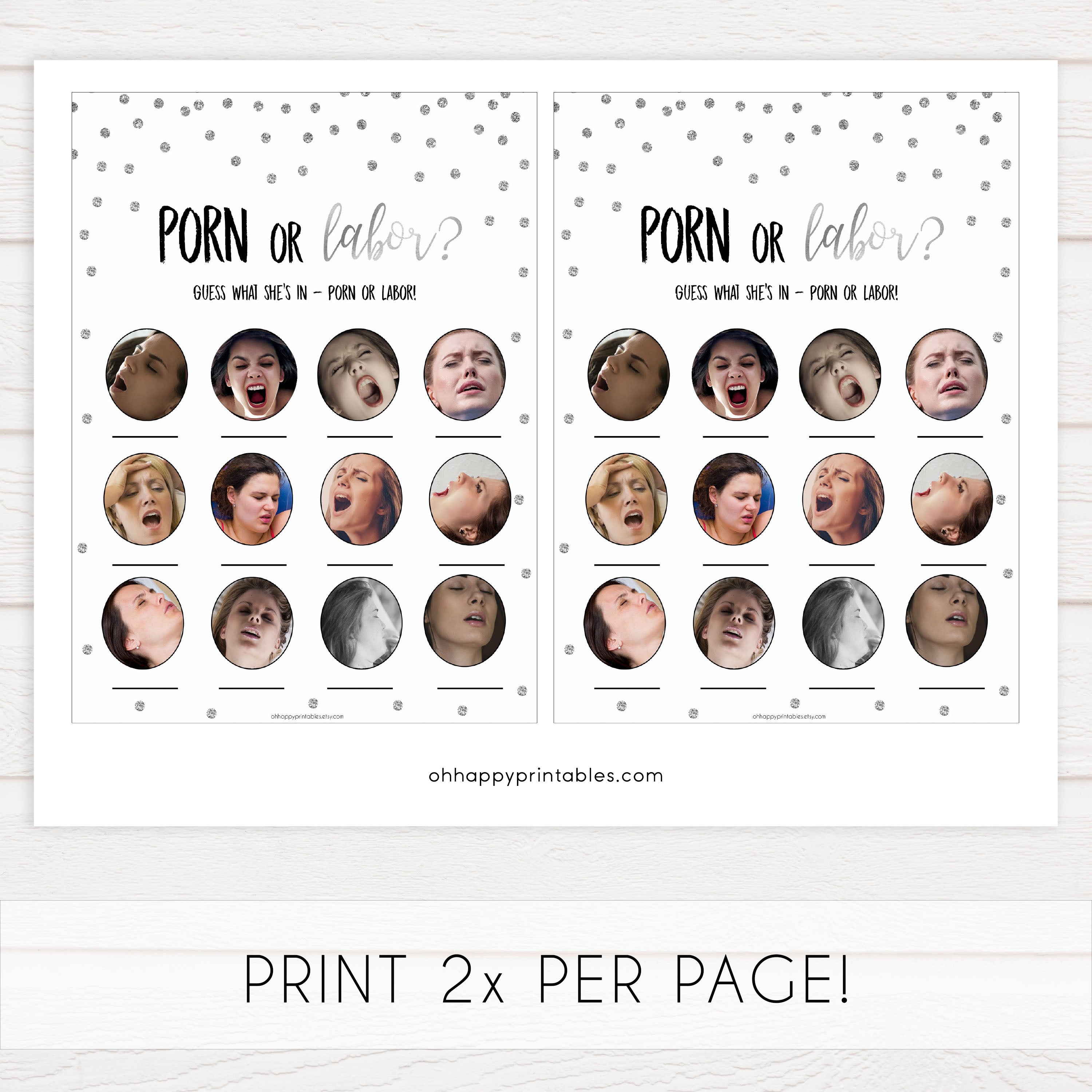 labor or porn, porn or baby games, Printable baby shower games, baby silver glitter fun baby games, baby shower games, fun baby shower ideas, top baby shower ideas, silver glitter shower baby shower, friends baby shower ideas