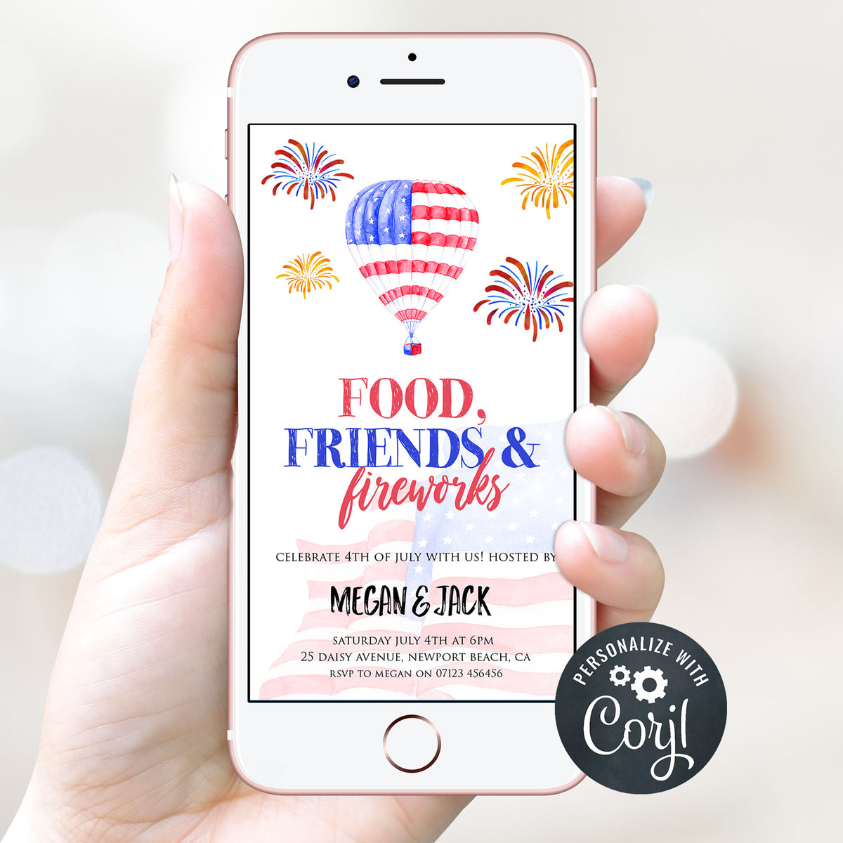 editable 4th july invitations, editable independence day invitation, independence day party ideas