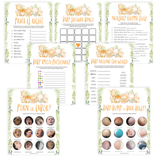 7 baby shower games, Printable baby shower games, safari animals baby games, baby shower games, fun baby shower ideas, top baby shower ideas, safari animals baby shower, baby shower games, fun baby shower ideas