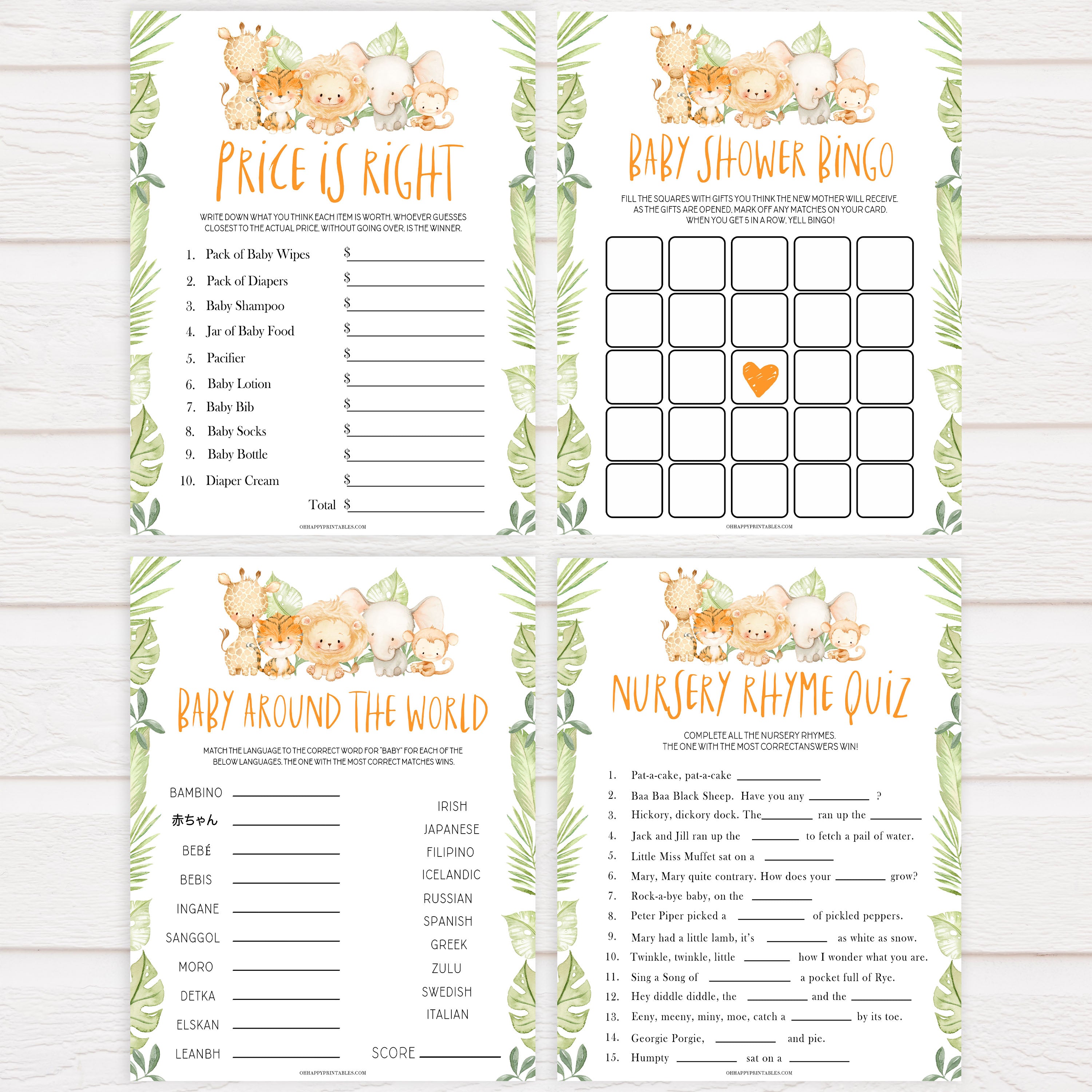 7 baby shower games, Printable baby shower games, safari animals baby games, baby shower games, fun baby shower ideas, top baby shower ideas, safari animals baby shower, baby shower games, fun baby shower ideas