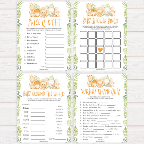 7 baby shower games, Printable baby shower games, safari animals baby games, baby shower games, fun baby shower ideas, top baby shower ideas, safari animals baby shower, baby shower games, fun baby shower ideas