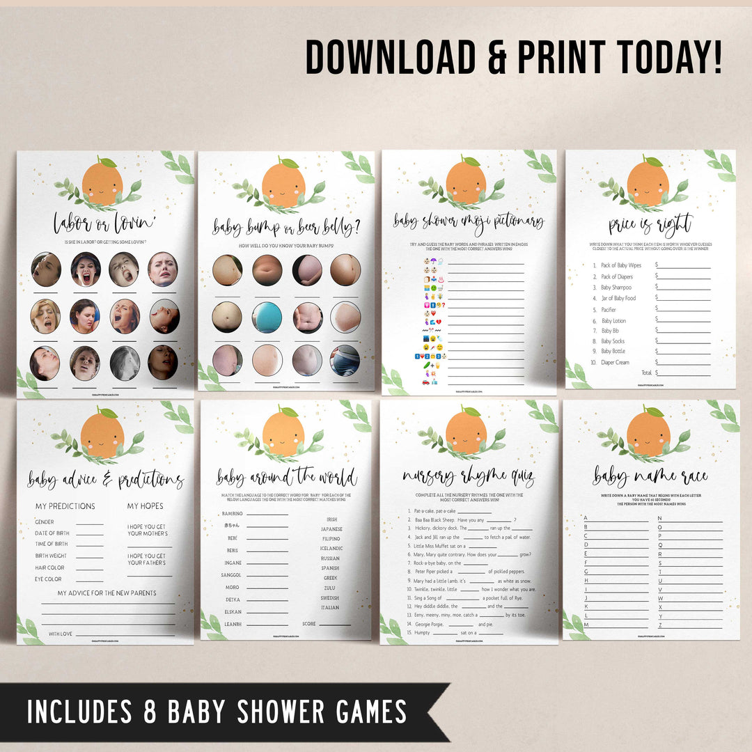 8 baby shower games bundle, Printable baby shower games, little cutie baby games, baby shower games, fun baby shower ideas, top baby shower ideas, little cutie baby shower, baby shower games, fun little cutie baby shower ideas