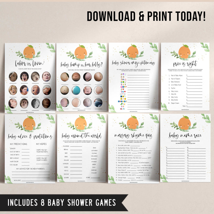 8 baby shower games bundle, Printable baby shower games, little cutie baby games, baby shower games, fun baby shower ideas, top baby shower ideas, little cutie baby shower, baby shower games, fun little cutie baby shower ideas