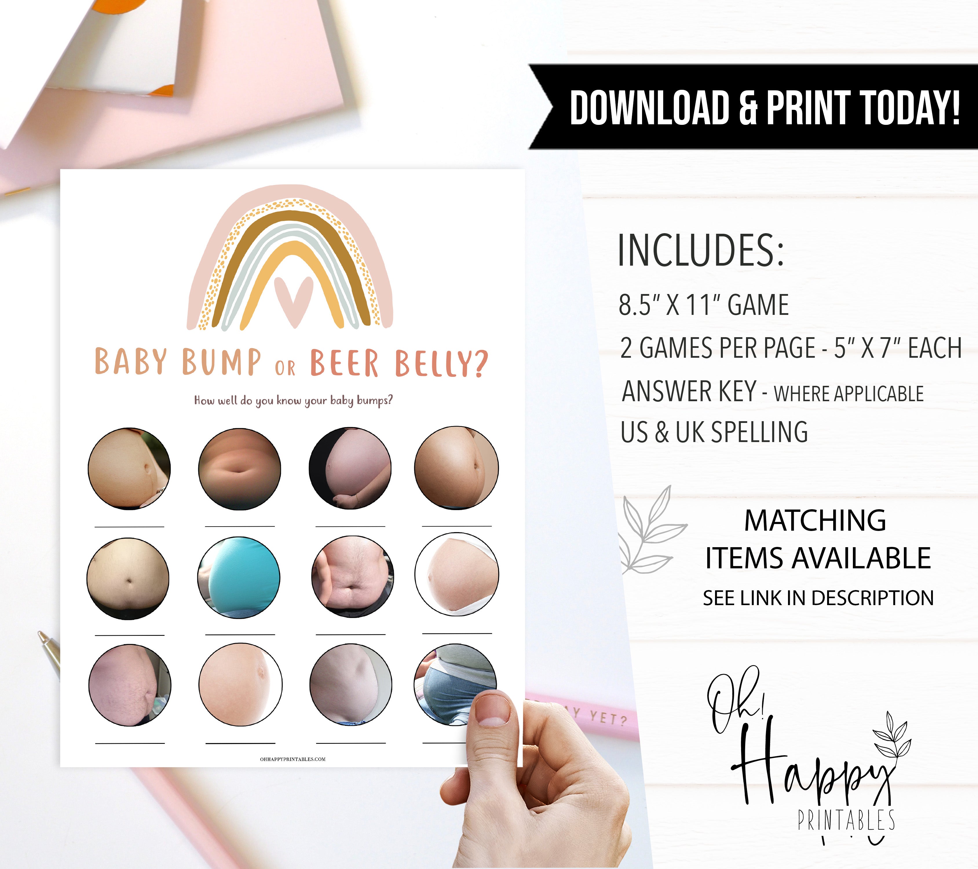 8 baby shower games, Printable baby shower games, boho rainbow baby games, baby shower games, fun baby shower ideas, top baby shower ideas, boho rainbow baby shower, baby shower games, fun boho rainbow baby shower ideas