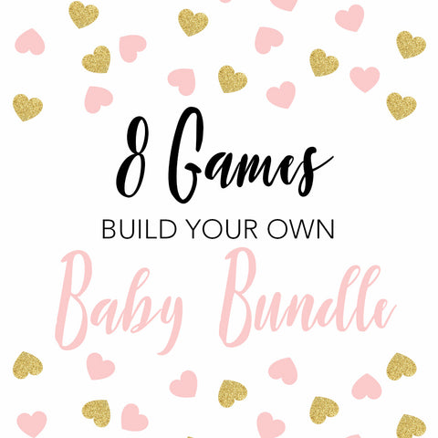 8 build your own baby shower games, printable baby shower games, fun baby shower games, popular baby shower games, hilarious baby shower games