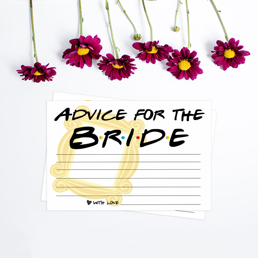 advice for the bridal, Printable bridal shower games, friends bridal shower, friends bridal shower games, fun bridal shower games, bridal shower game ideas, friends bridal shower