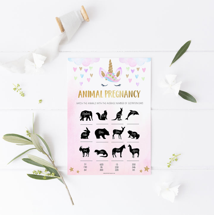 animal pregnancy baby game, Printable baby shower games, unicorn baby games, baby shower games, fun baby shower ideas, top baby shower ideas, unicorn baby shower, baby shower games, fun unicorn baby shower ideas