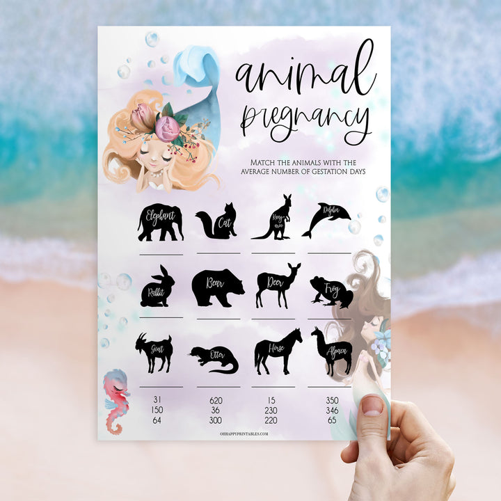 animal pregnancy baby game, Printable baby shower games, little mermaid baby games, baby shower games, fun baby shower ideas, top baby shower ideas, little mermaid baby shower, baby shower games, pink hearts baby shower ideas
