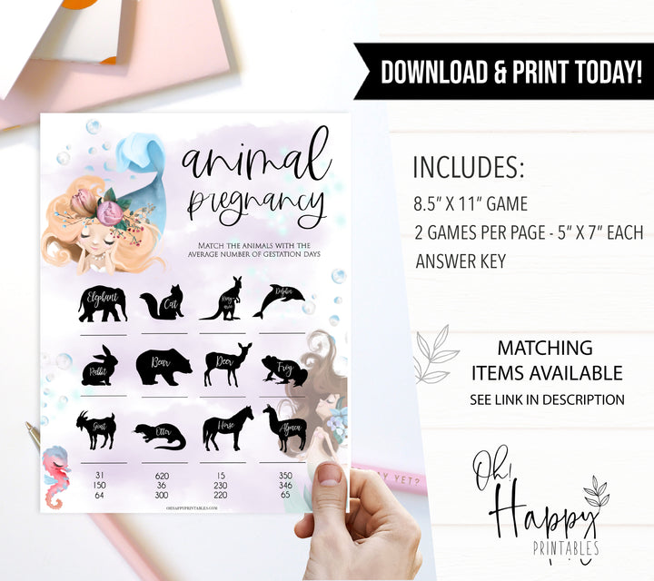 animal pregnancy baby game, Printable baby shower games, little mermaid baby games, baby shower games, fun baby shower ideas, top baby shower ideas, little mermaid baby shower, baby shower games, pink hearts baby shower ideas