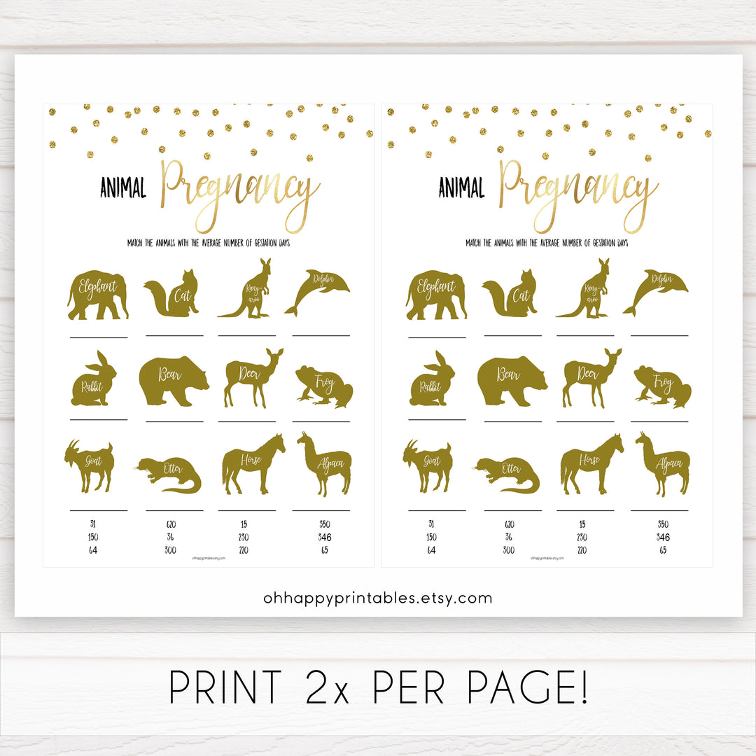gold baby shower games, animal pregnancy games, printable baby games, fun baby games, popular baby games, baby shower games, gold baby games