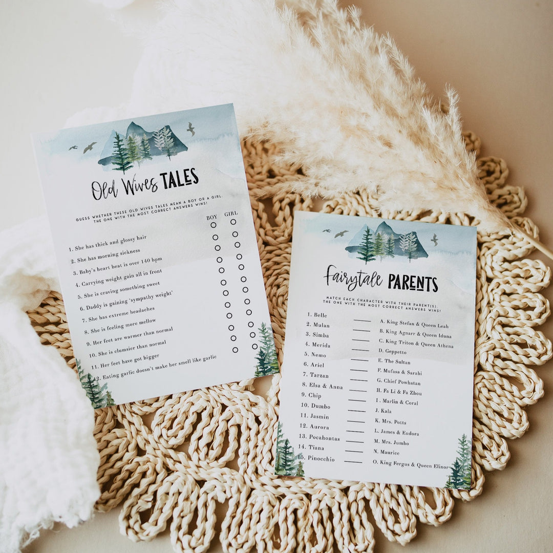 30 EDITABLE Baby Shower Games - Adventure Awaits