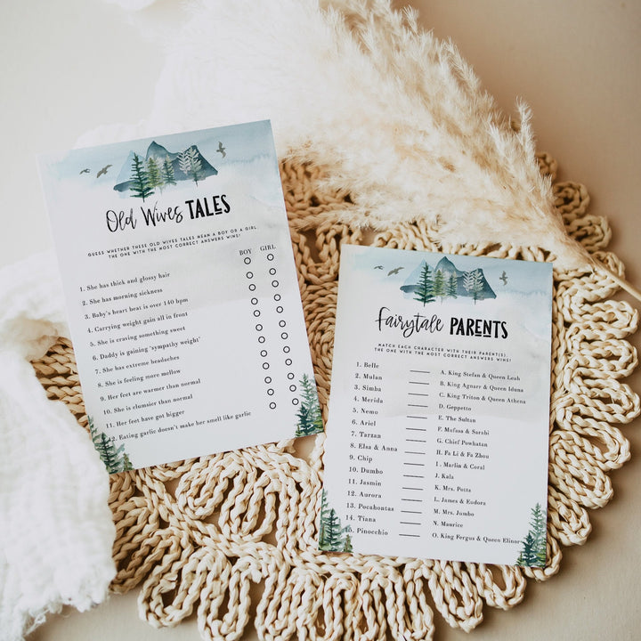 30 EDITABLE Baby Shower Games - Adventure Awaits