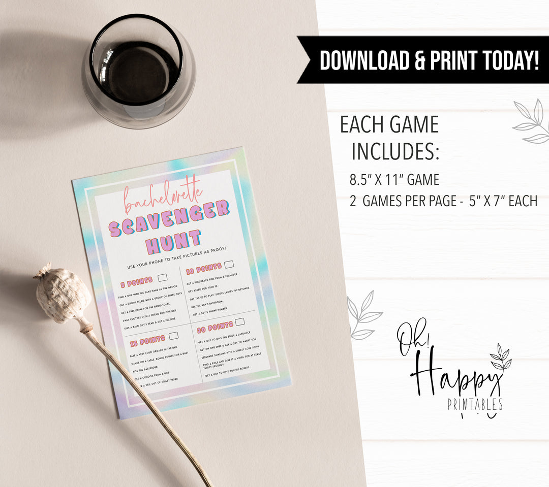 bachelorette scavenger hunt game,Space cowgirl bachelorette party games, printable bachelorette party games, dirty hen party games, adult party games, disco bachelorette games