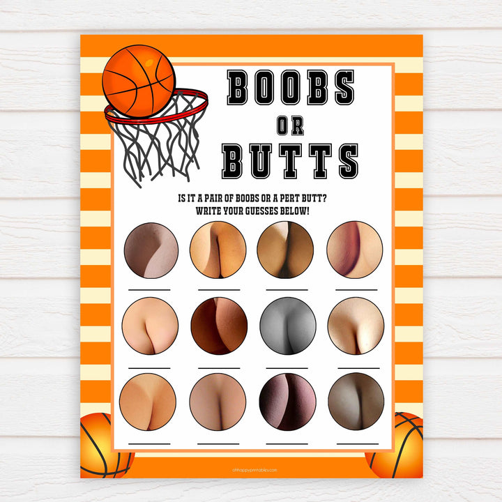 porn or labor, baby bump or beer belly, boobs or butts game, Printable baby shower games, basketball fun baby games, baby shower games, fun baby shower ideas, top baby shower ideas, basketball baby shower, basketball baby shower ideas
