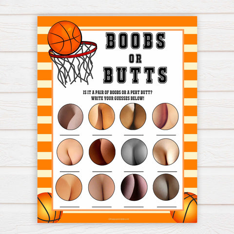 porn or labor, baby bump or beer belly, boobs or butts game, Printable baby shower games, basketball fun baby games, baby shower games, fun baby shower ideas, top baby shower ideas, basketball baby shower, basketball baby shower ideas
