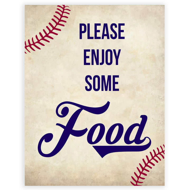 Food baby signs, food table signs, Baseball baby signs, baseball baby decor, printable baby shower decor, fun baby decor, baby food signs, printable baby shower ideas