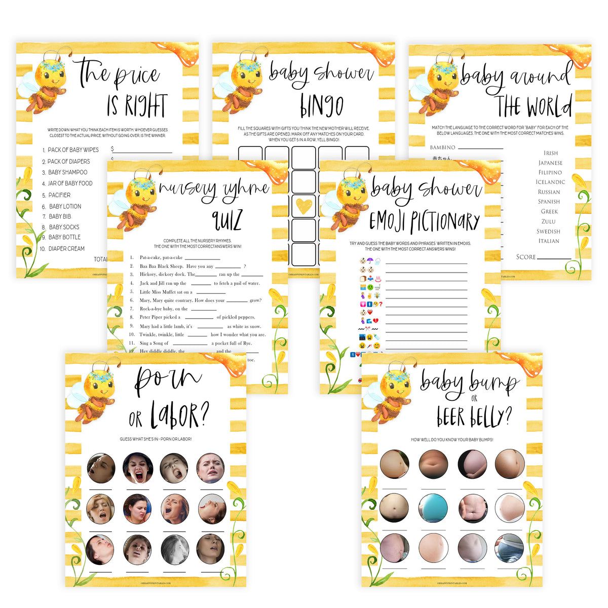 Wizard Printable Baby 7 Games Bundle - Baby Games – OhHappyPrintables