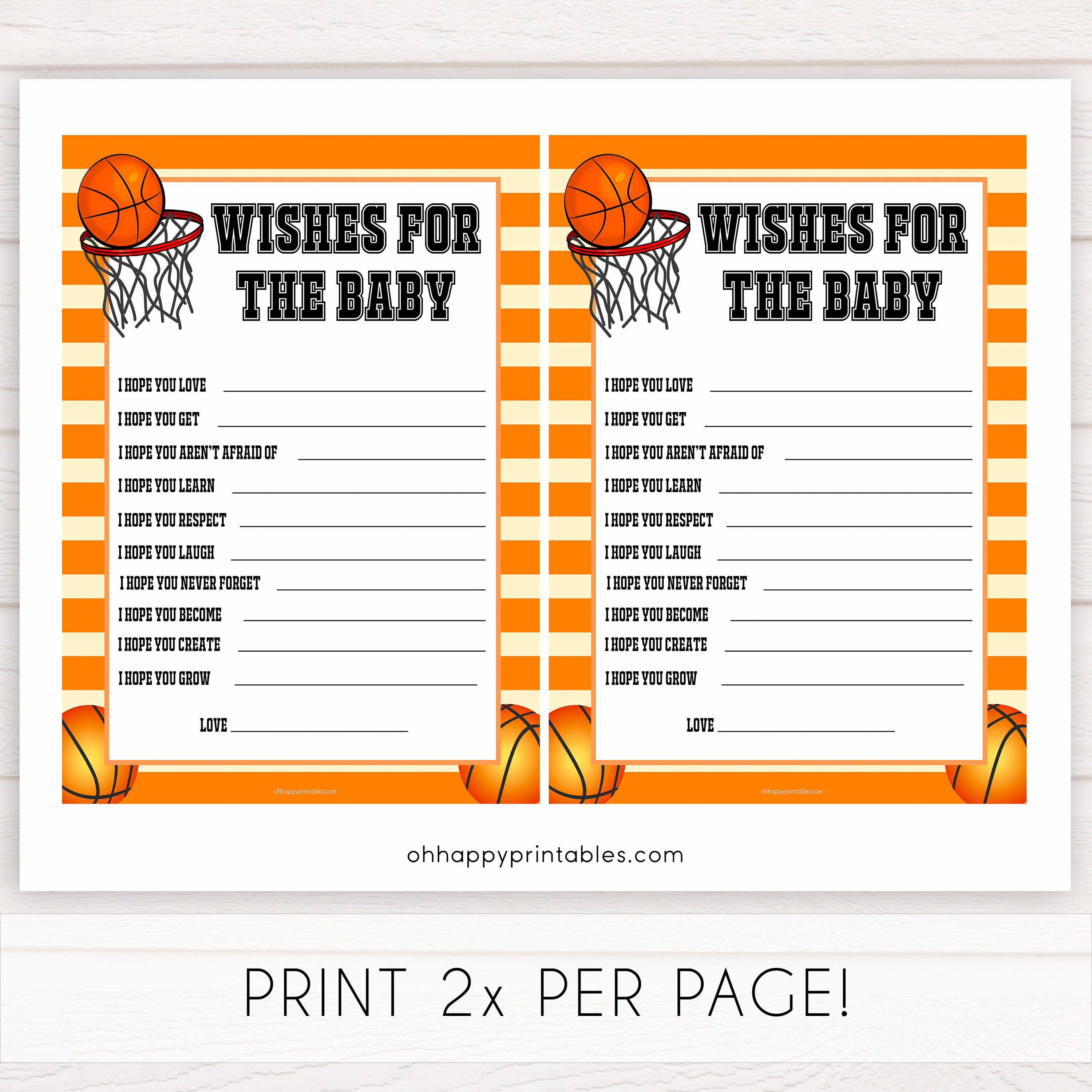 Basketball baby shower games, wishes for the baby baby game, printable baby games, basket baby games, baby shower games, basketball baby shower idea, fun baby games, popular baby games