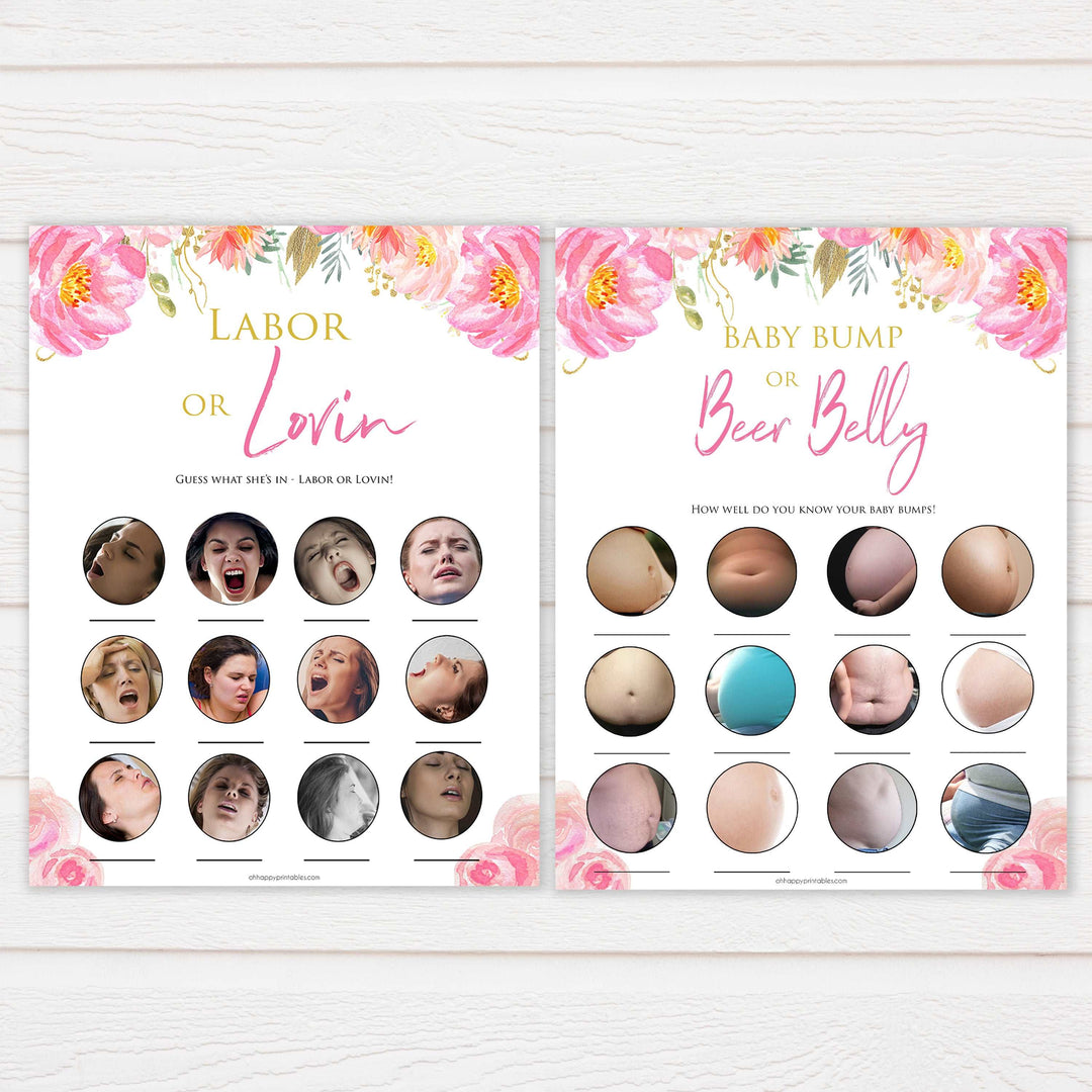 Pink blush floral baby shower game, 10 baby shower games, baby games bundle, printable baby games, baby shower games, blush baby shower, floral baby games, girl baby shower ideas, pink baby shower ideas, floral baby games, popular baby games, fun baby games