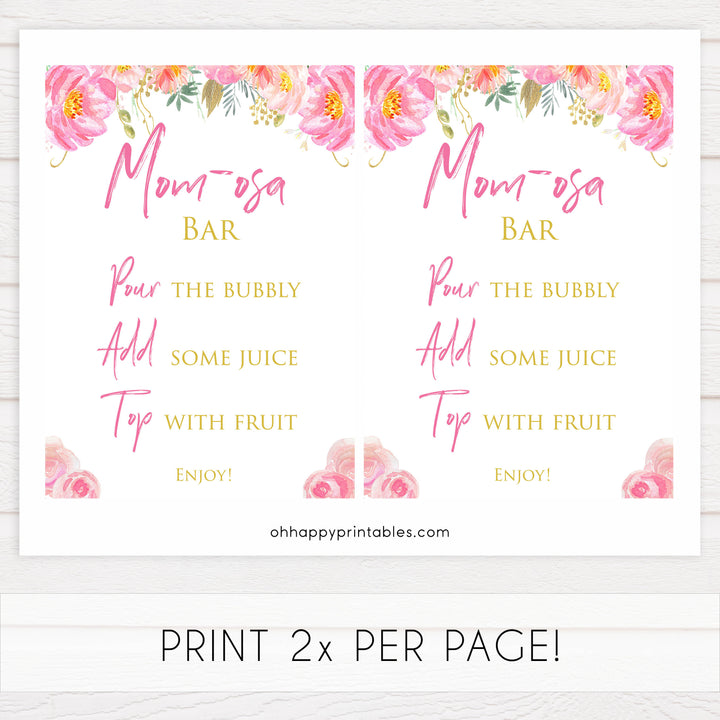 8 baby shower signs, 8 baby table signs, Blush floral baby decor, printable baby table signs, printable baby decor, gold table signs, fun baby signs, floral fun baby table signs