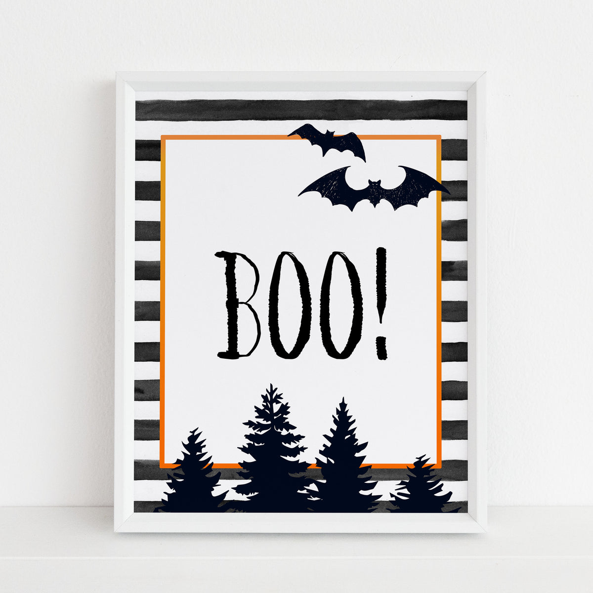 boo-table-sign-halloween-table-signs-ohhappyprintables for Boo Signs For Halloween Printable Free Boo Table Sign | Halloween Table Signs – OhHappyPrintables for Boo Signs For Halloween Printable Free