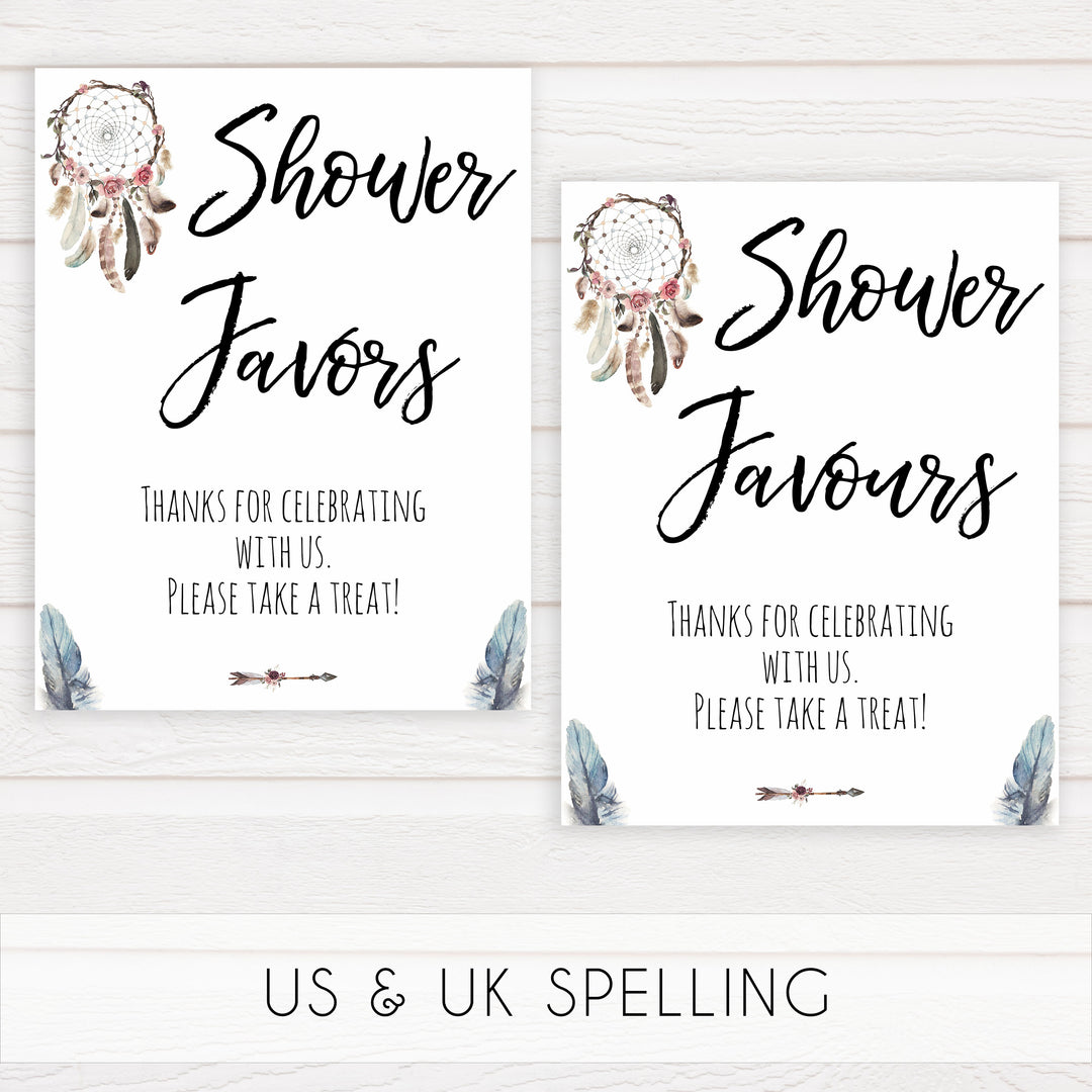 boho baby signs, shower favours, favor baby signs, printable baby signs, boho baby decor, fun baby signs, baby shower signs, baby shower decor