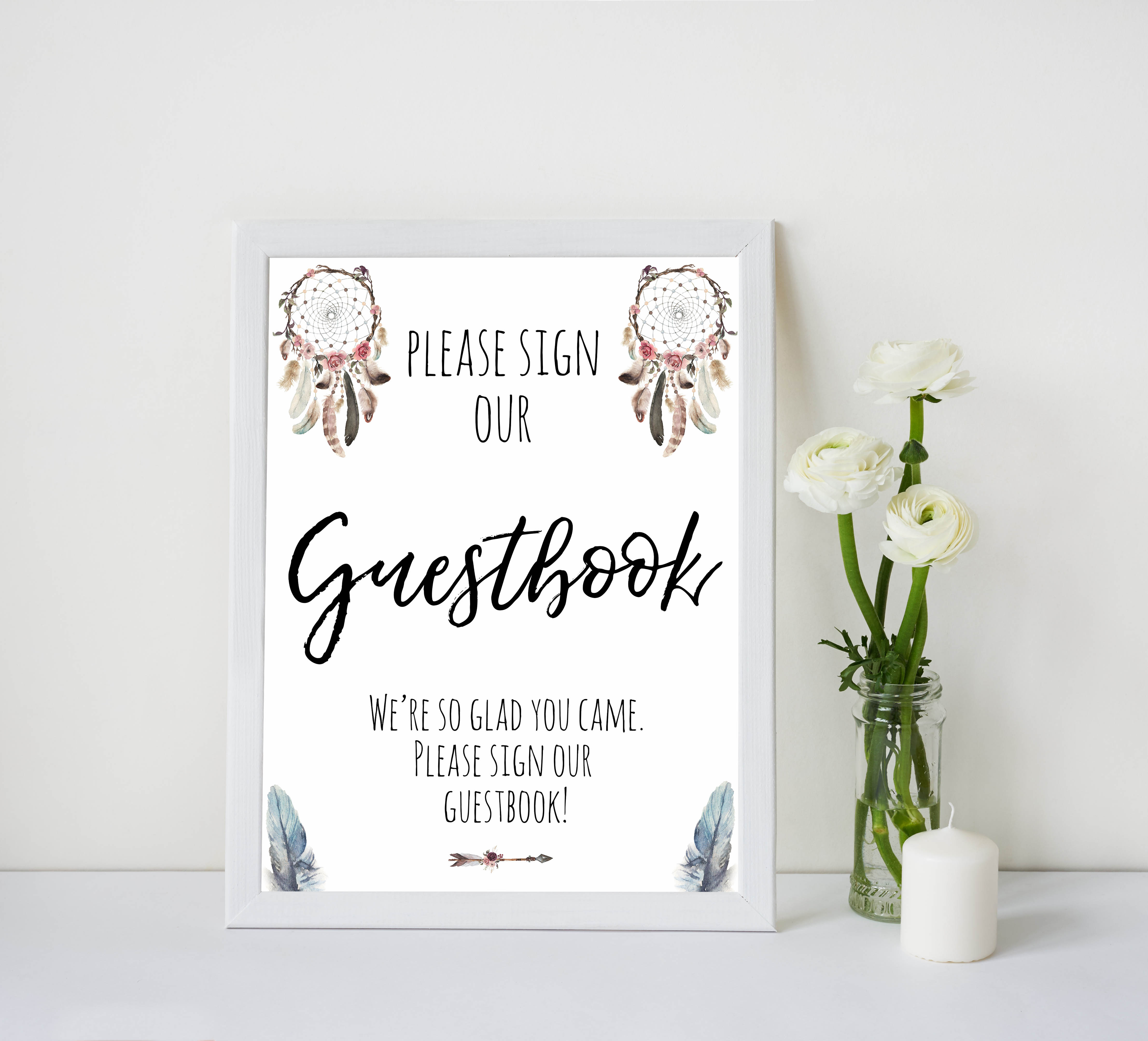 boho baby signs, guestbook baby signs, printable baby signs, boho baby decor, fun baby signs, baby shower signs, baby shower decor