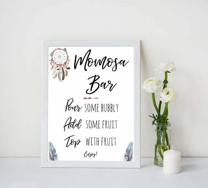 boho baby signs, 8 baby signs, printable baby signs, boho baby decor, fun baby signs, baby shower signs, baby shower decor