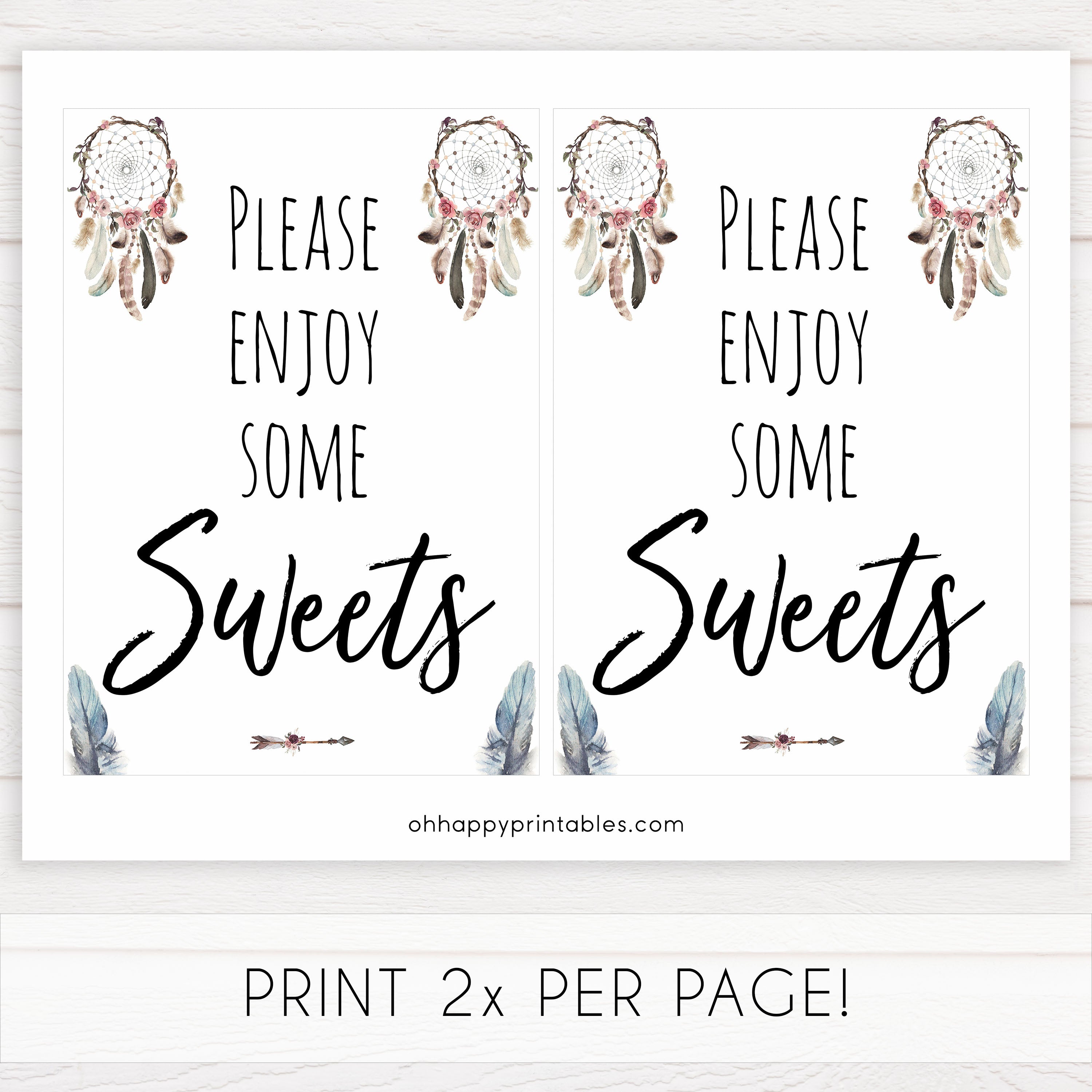boho baby signs, sweets baby signs, printable baby signs, boho baby decor, fun baby signs, baby shower signs, baby shower decor