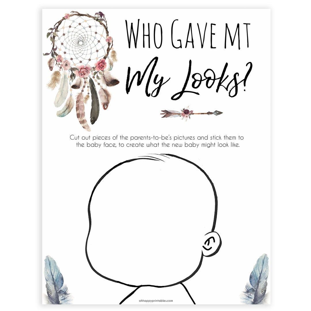 Boho baby games, whats in your phone baby game, fun baby games, printable baby games, top 10 baby games, boho baby shower, baby games, hilarious baby games