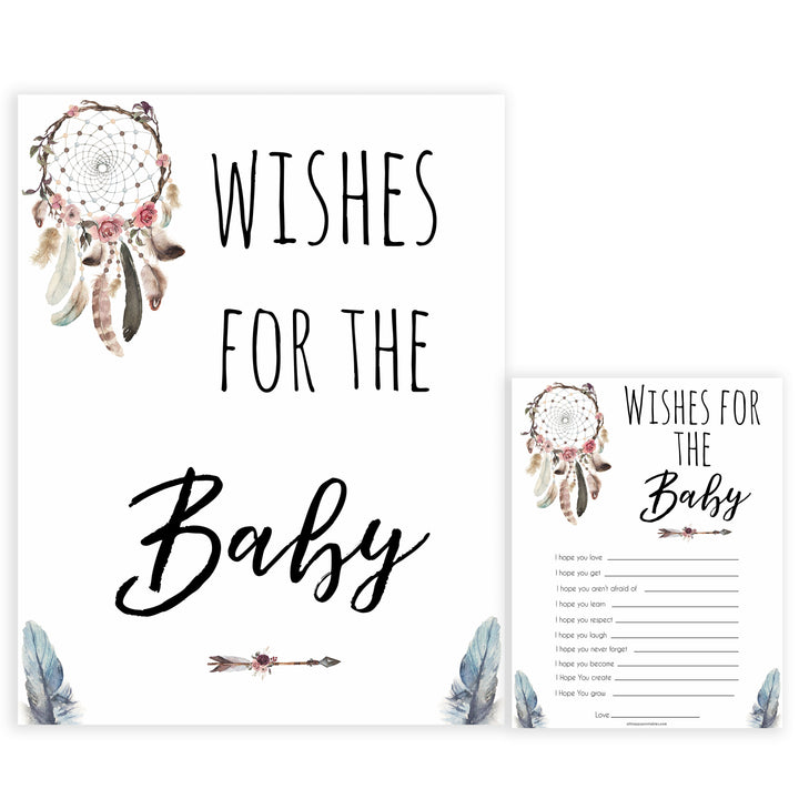 Boho baby games, wishes for the baby baby game, fun baby games, printable baby games, top 10 baby games, boho baby shower, baby games, hilarious baby games
