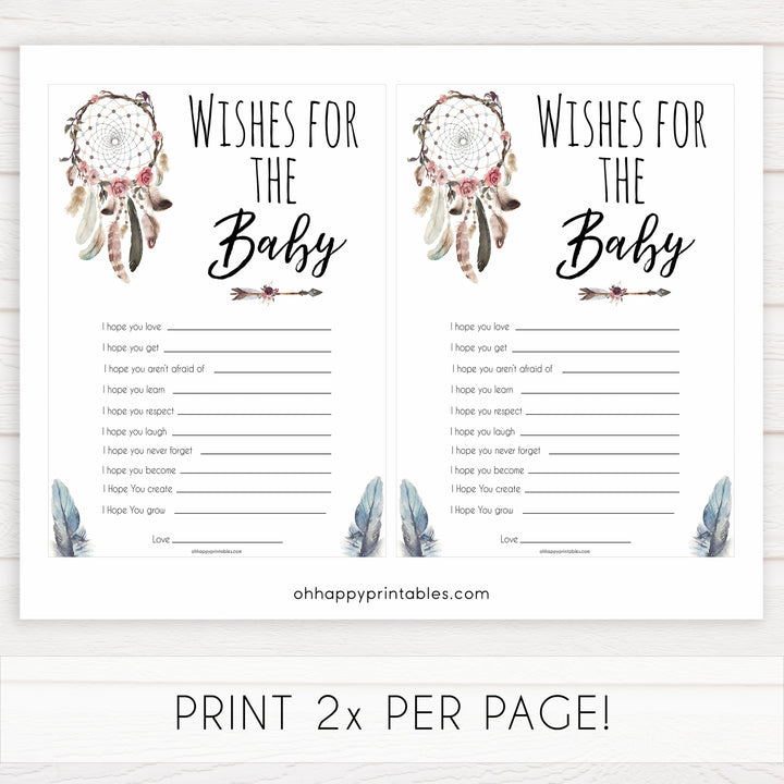 Boho baby games, wishes for the baby baby game, fun baby games, printable baby games, top 10 baby games, boho baby shower, baby games, hilarious baby games