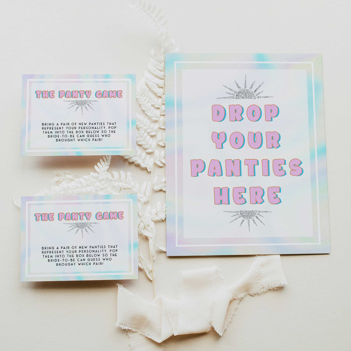 drop your panties game, Space cowgirl bridal shower games, printable bridal shower games, bridal games, bridal shower games, disco bridal games