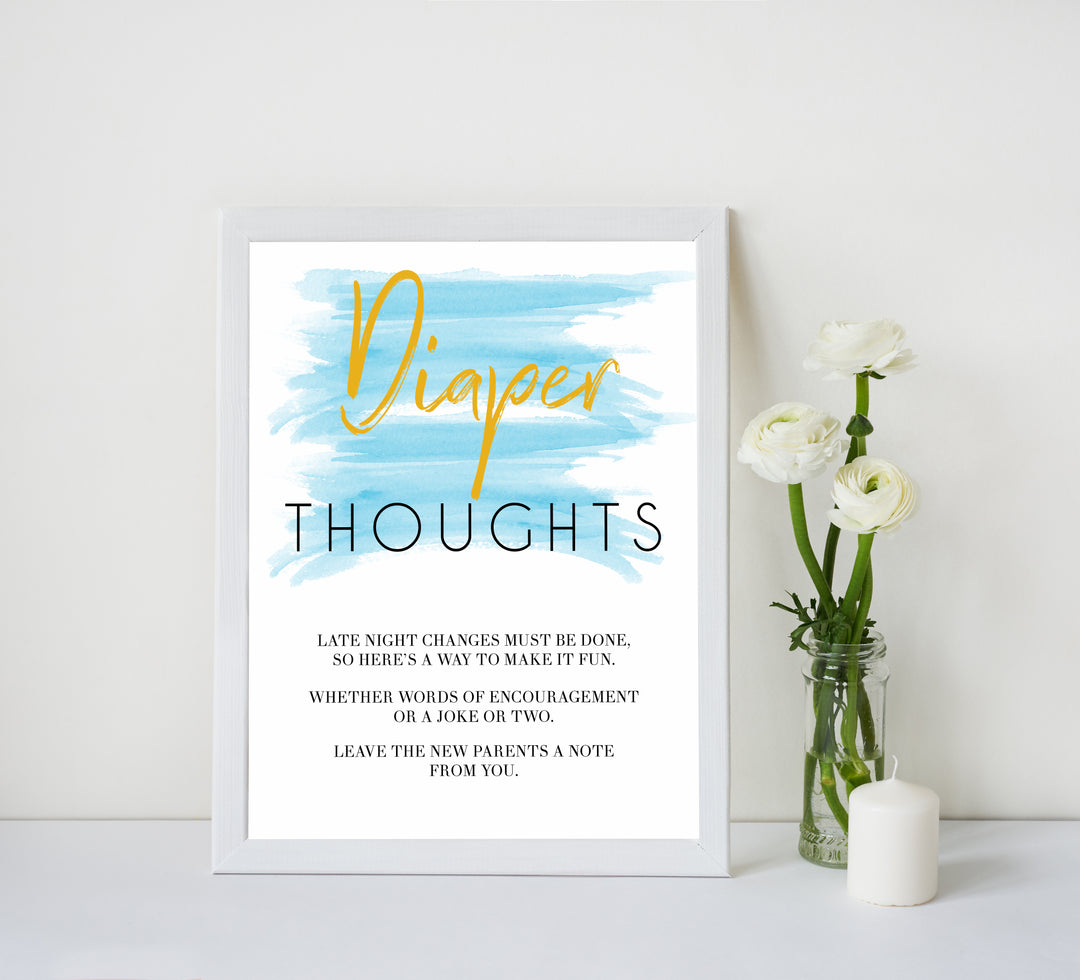 Blue swash, diaper thoughts baby games, baby shower games, printable baby games, fun baby games, boy baby shower games, baby games, fun baby shower ideas, baby shower ideas, boy baby games, blue baby shower