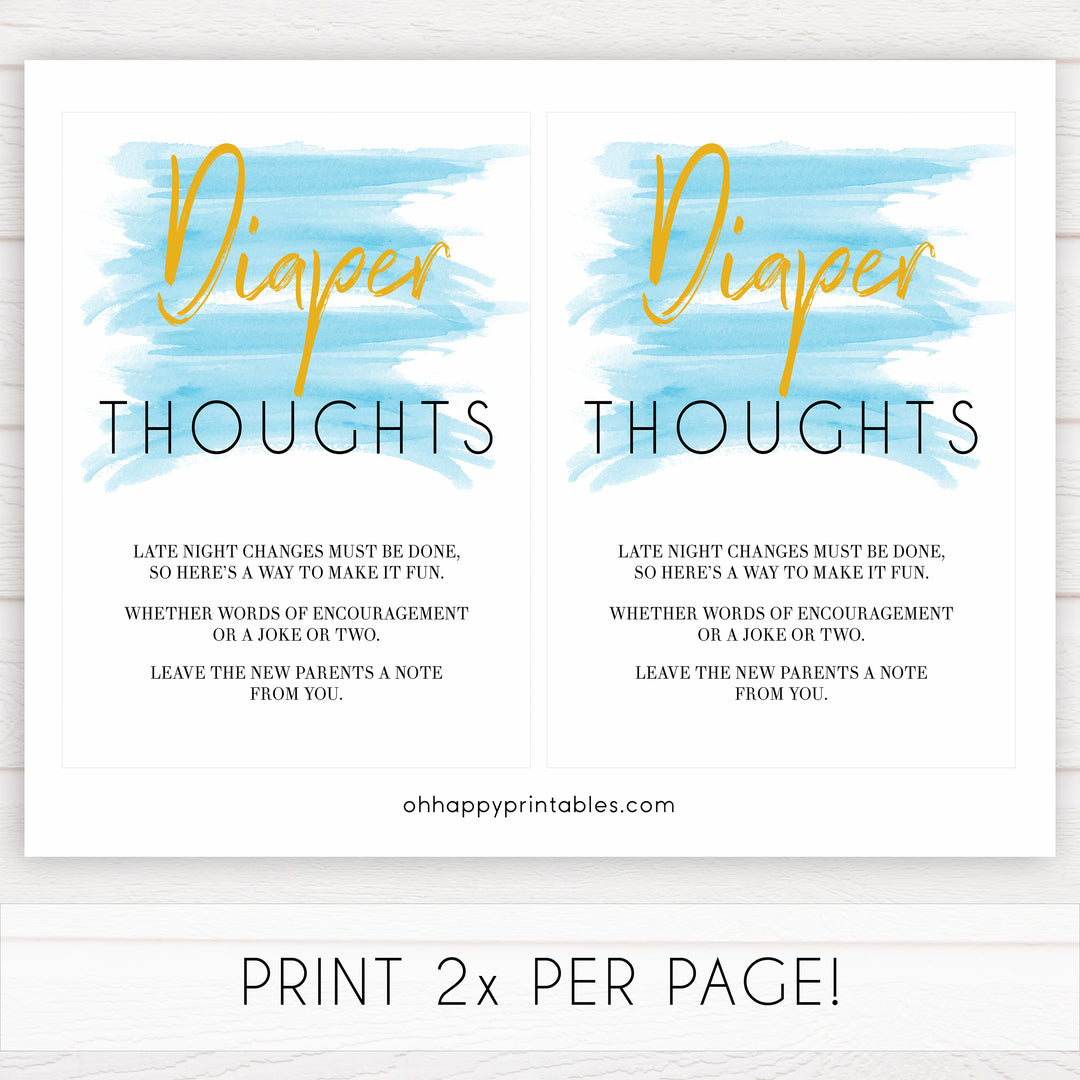 Blue swash, diaper thoughts baby games, baby shower games, printable baby games, fun baby games, boy baby shower games, baby games, fun baby shower ideas, baby shower ideas, boy baby games, blue baby shower