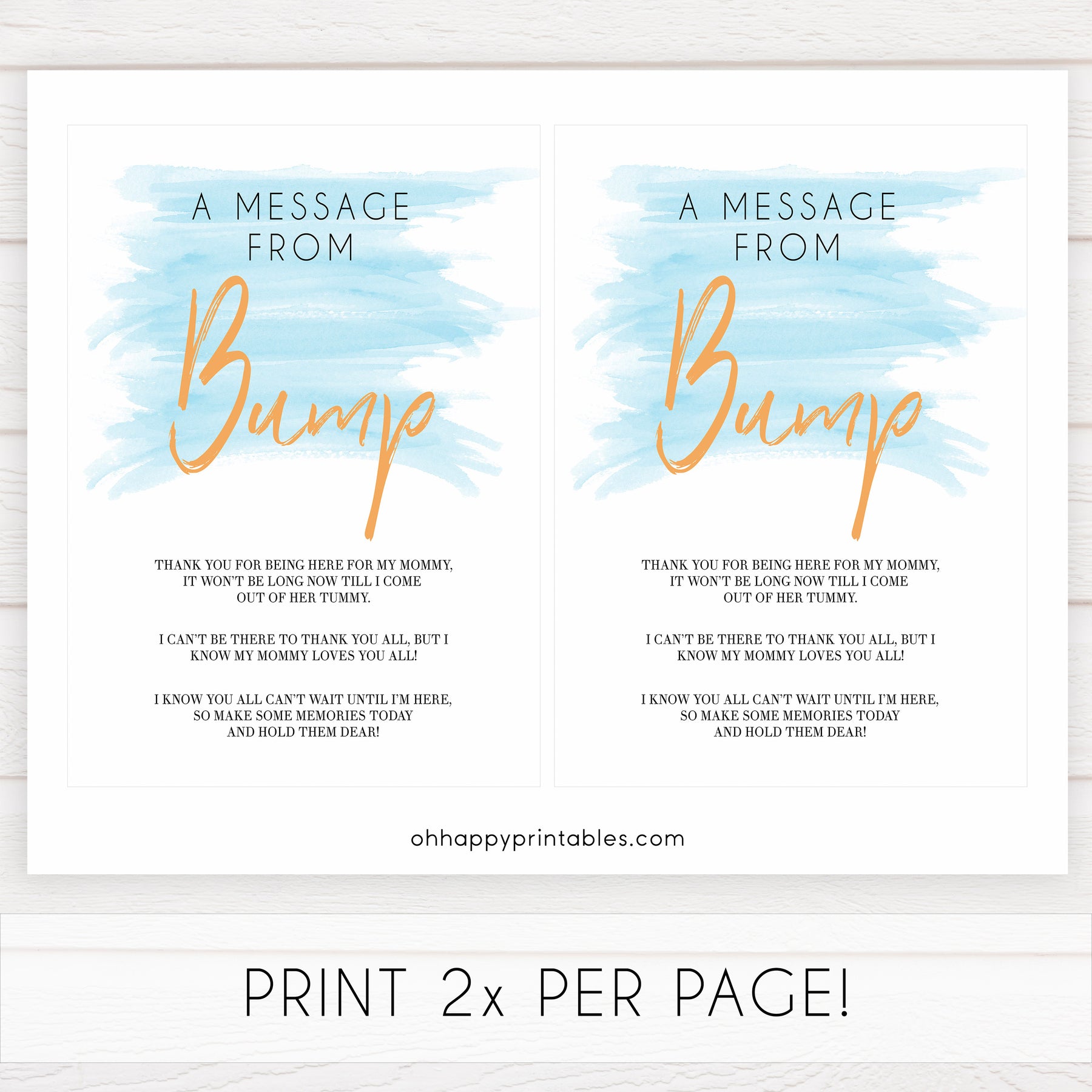 Blue swash, message from the bump baby games, baby shower games, printable baby games, fun baby games, boy baby shower games, baby games, fun baby shower ideas, baby shower ideas, boy baby games, blue baby shower