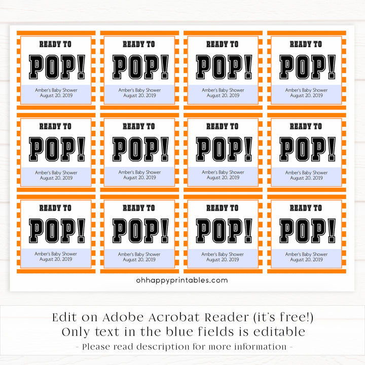 ready to pop tags, pop tags, Printable baby shower games, basketball fun baby games, baby shower games, fun baby shower ideas, top baby shower ideas, basketball baby shower, basketball baby shower ideas
