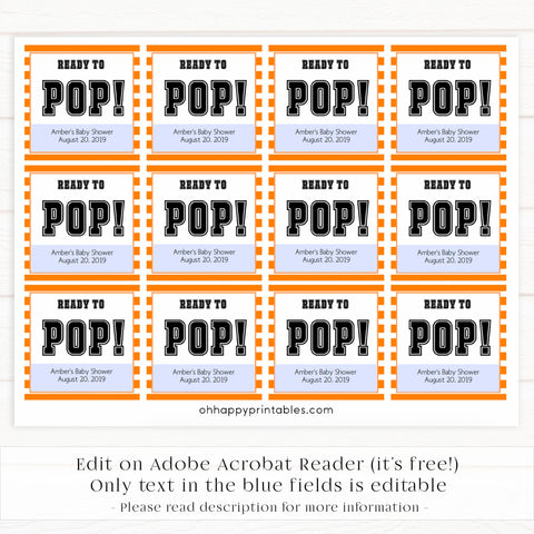 ready to pop tags, pop tags, Printable baby shower games, basketball fun baby games, baby shower games, fun baby shower ideas, top baby shower ideas, basketball baby shower, basketball baby shower ideas