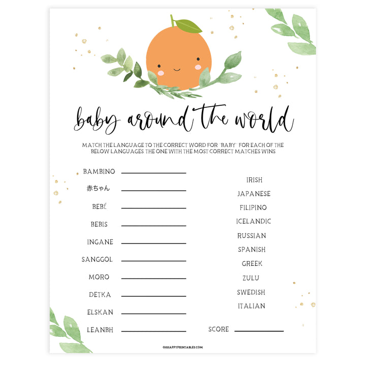 baby around the world game, Printable baby shower games, little cutie baby games, baby shower games, fun baby shower ideas, top baby shower ideas, little cutie baby shower, baby shower games, fun little cutie baby shower ideas