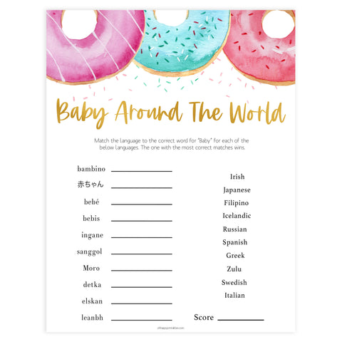 Baby Around The World - Donut