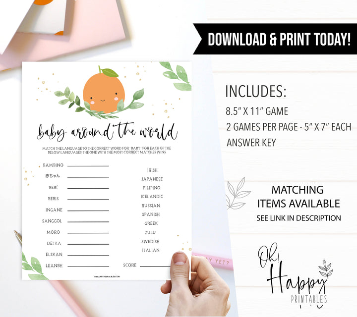 baby around the world game, Printable baby shower games, little cutie baby games, baby shower games, fun baby shower ideas, top baby shower ideas, little cutie baby shower, baby shower games, fun little cutie baby shower ideas