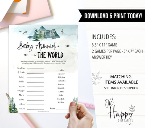 baby around the world game, Printable baby shower games, adventure awaits baby games, baby shower games, fun baby shower ideas, top baby shower ideas, adventure awaits baby shower, baby shower games, fun adventure baby shower ideas