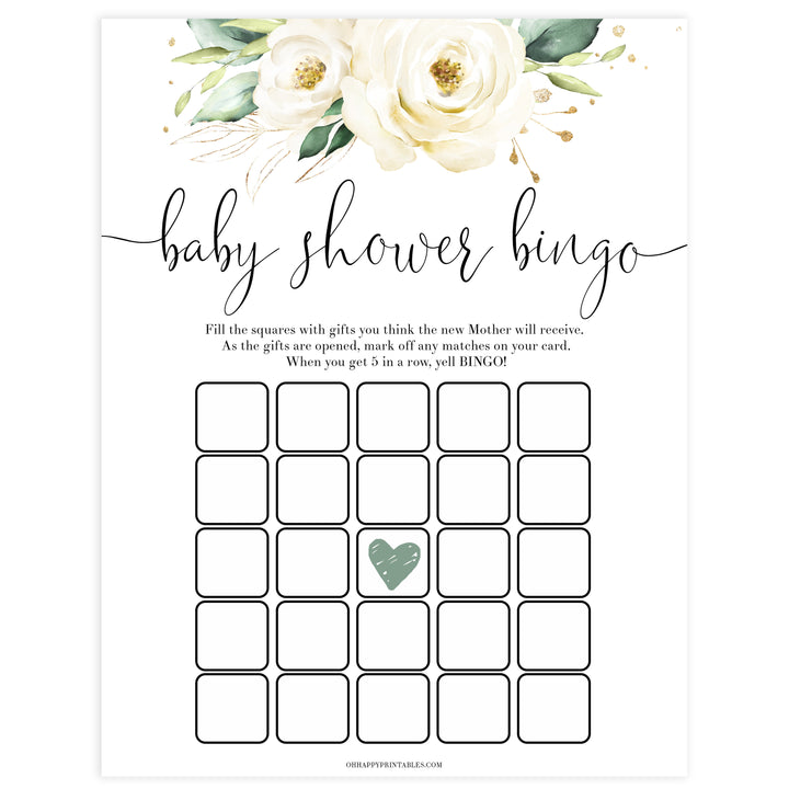 baby shower bingo game, Printable baby shower games, shite floral baby games, baby shower games, fun baby shower ideas, top baby shower ideas, floral baby shower, baby shower games, fun floral baby shower ideas